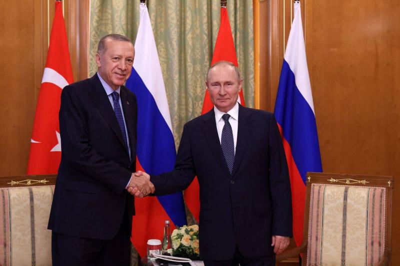 الكرملين: الشق الأول من محادثات بوتين وأردوغان كان بناء