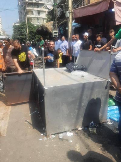 بالصور.. بلدية بيروت تزيل المخالفات والتعديات على الشوارع والأرصفة