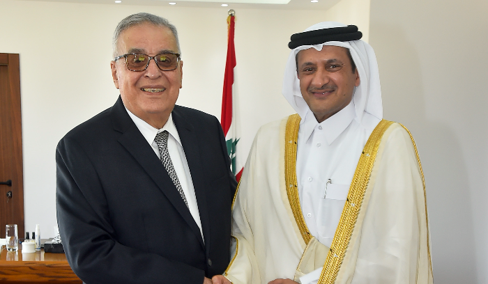 بوحبيب التقى القائمين بأعمال سفارتي قطر وبلغاريا