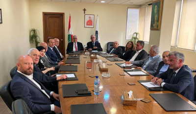 بو حبيب يزور الرابطة المارونية للتحدث عن النازحين السوريين