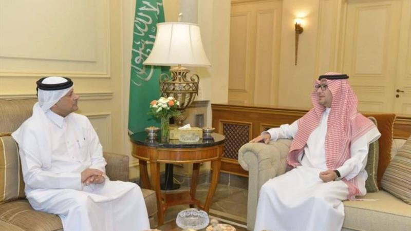 السفير السعودي يلتقي نظيره القطري.. واستعراض لتطورات الساحة اللبنانية