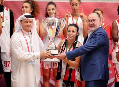 الكوكب المراكشي بطلا للسلة العربية لاول مرة