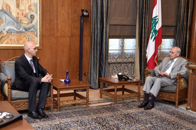 بري يلتقي فرونتسكا وسفير بلغاريا