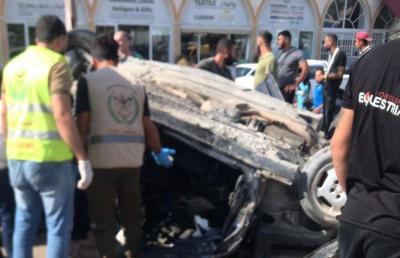 بالفيديو.. 3 قتلى في حادث سير مروع على طريق الغازية