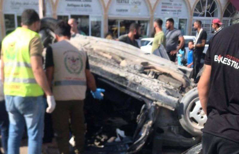 بالفيديو.. 3 قتلى في حادث سير مروع على طريق الغازية