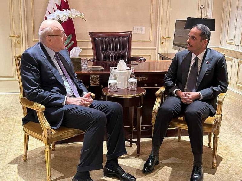 ميقاتي يلتقي أردوغان وعباس ونظيره القطري : ما يجري في عين الحلوة إساءة للدولة اللبنانية