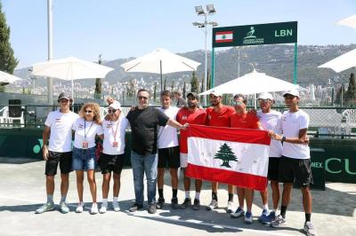 كأس ديفيس لبنان يستضيف اليابان في شباط/ فبراير