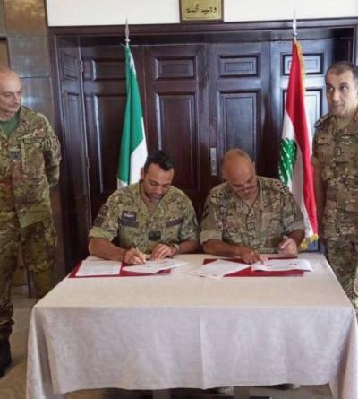 خطة تعاون المشتركة بين الجيشين اللبناني والإيطالي