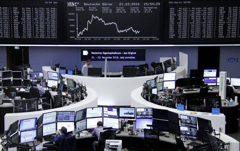 انخفاض الأسهم الأوروبية بتراجع سوق العقارات