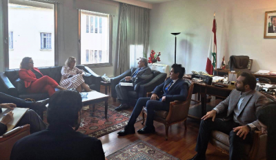 وزير العدل يبحث مع وفد من الـUNDP في ملف النزوح السوري