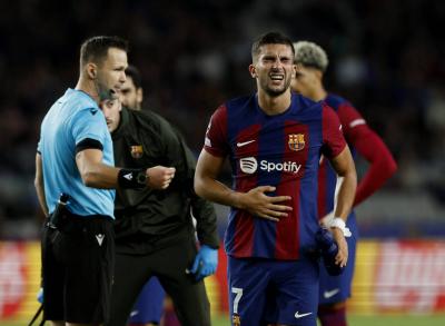 برشلونة يقترب من الدور الثاني في دوري أبطال أوروبا