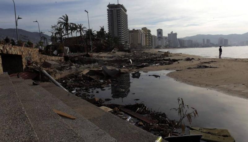 ارتفاع قتلى الإعصار أوتيس في المكسيك إلى 43 شخصا