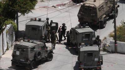 بالفيديو- إشتباك بين الفلسطينيين والاسرائيليين في غزة... واقتحام لمنزل العاروري