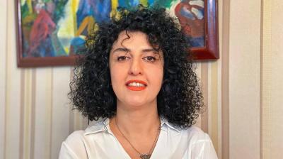 لجنة نوبل: إضراب نرجس محمدي عن الطعام يظهر خطورة الوضع