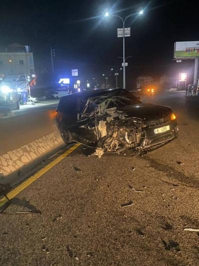 ثلاثة جرحى جراء حادث سير على أوتوستراد نهر ابراهيم