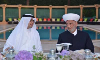 مفتي الجمهورية اللبنانية يزور سفير المملكة العربية السعودية متضامنًا