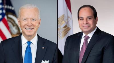 بايدن يؤكد للسيسي عزمه بذل الجهود من أجل ضمان الأمن المائي لمصر