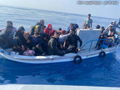 الجيش اللبناني ينقذ 29 شخصًا من الغرق خلال عملية تهريب