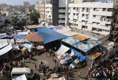 الآلاف يفرون من مستشفى الشفاء بعد تعرضه لهجوم