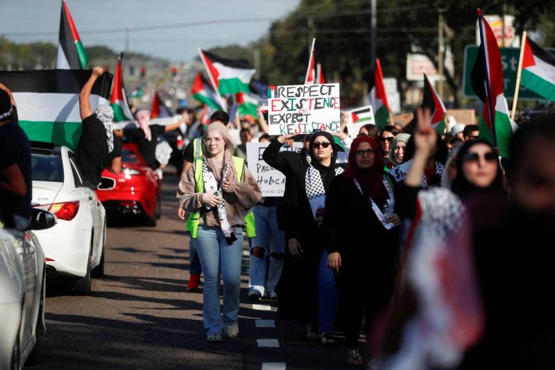 رفع دعوى قضائية على ولاية فلوريدا بعد حظر مجموعات طلابية مؤيدة للفلسطينيين