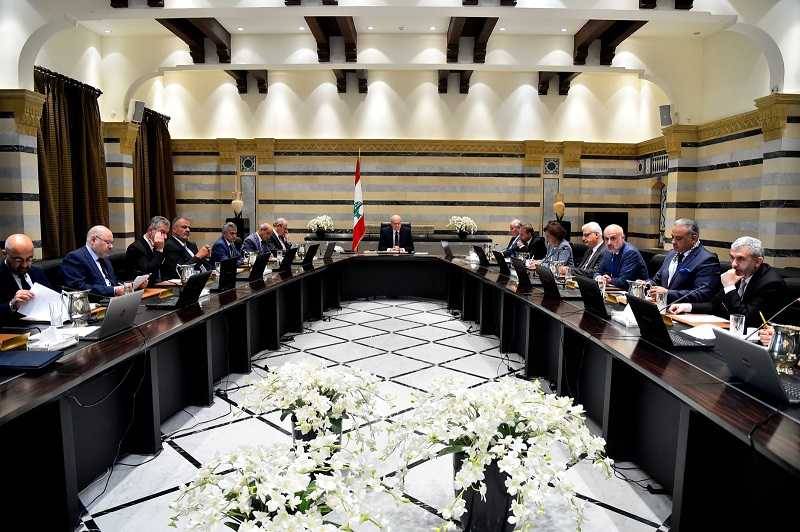 جلسة لمجلس الوزراء في السرايا الحكومية