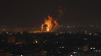 مسؤولون: مقتل 15 فلسطينيا في غارة جوية غربي خان يونس
