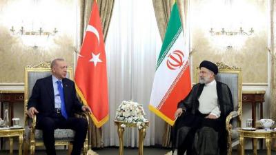 رئيسا تركيا وإيران يؤكدان على أهمية اتخاذ موقف مشترك ضد إسرائيل