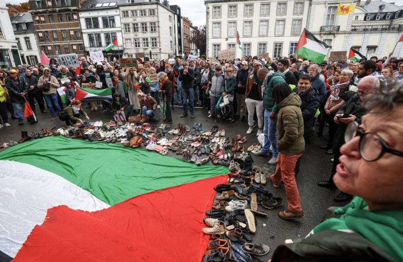4 آلاف يشاركون في مسيرة في بروكسل ضد معاداة السامية