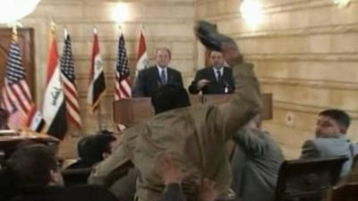 ما مصير حذاء الزيدي؟ وهل تذكرون متى وأين ألقاه؟