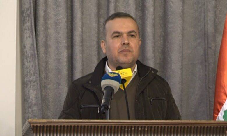 حسن فضل الله: حزب الله يرد على تصعيد الهجمات الإسرائيلية