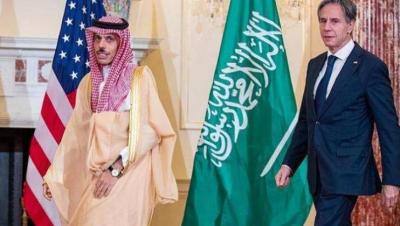 الأوضاع في غزة بين بن فرحان وبلينكن