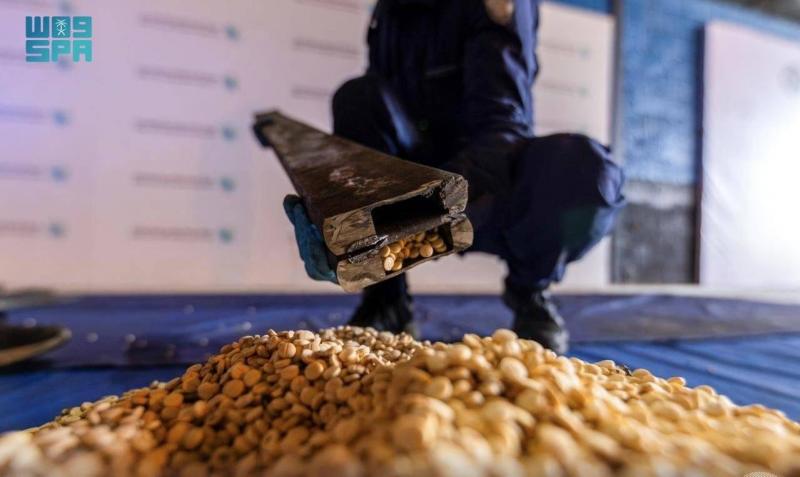 السعودية: إحباط عمليتين كبيرتين لتهريب الشبو والكبتاغون (صور)