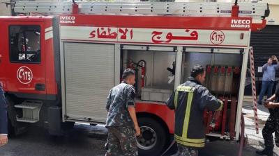 فوج إطفاء بيروت يرفع جهوزيته ليلة رأس السنة