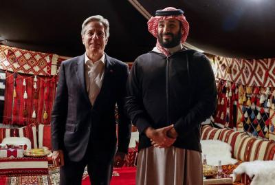 ولي العهد السعودي يؤكد أهمية وقف العمليات العسكرية في غزة
