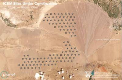 بالصور.. الصين تبني 119 منصة إطلاق صواريخ عابرة للقارات