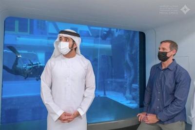 الشيخ حمدان بن محمد يفتتح 
