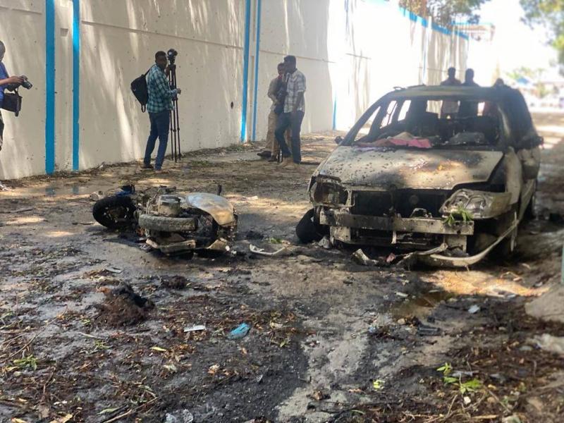 مقتل ثلاثة أشخاص بتفجير إنتحاري في مقديشو