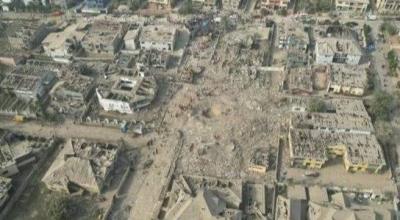 بالفيديو.. مقتل شخصين وإصابة عشرات بانفجار في نيجيريا