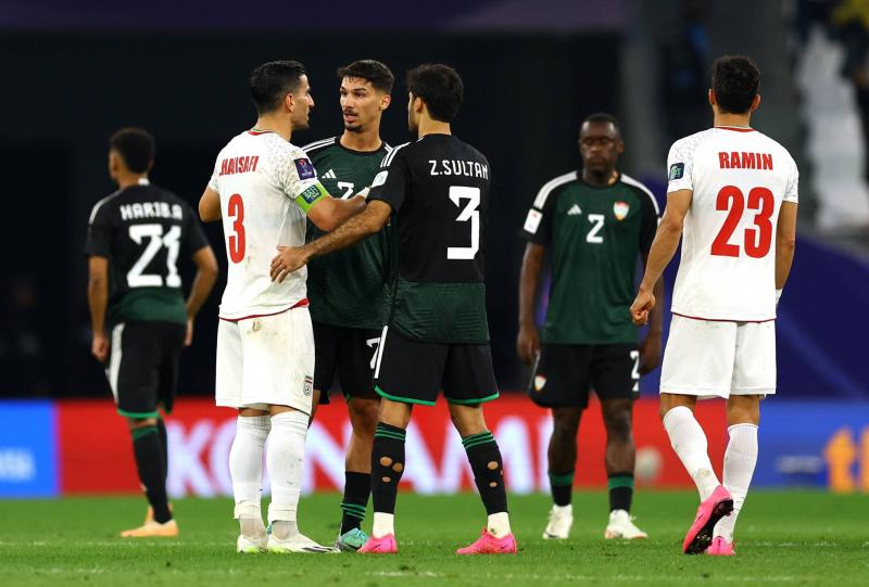 الإمارات تخسر أمام إيران وتعبر لثمن النهائي