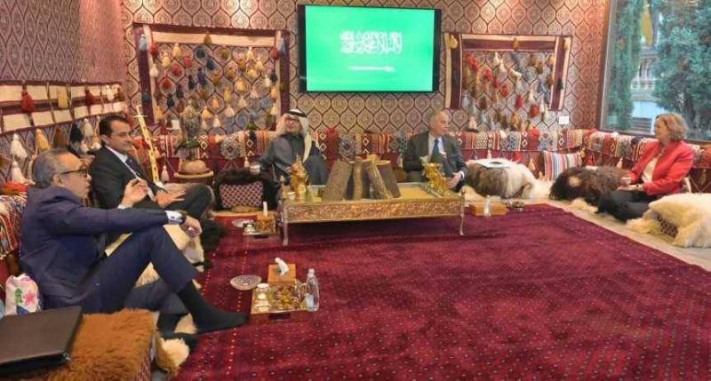 سفراء الدول الخمس في دارة البخاري