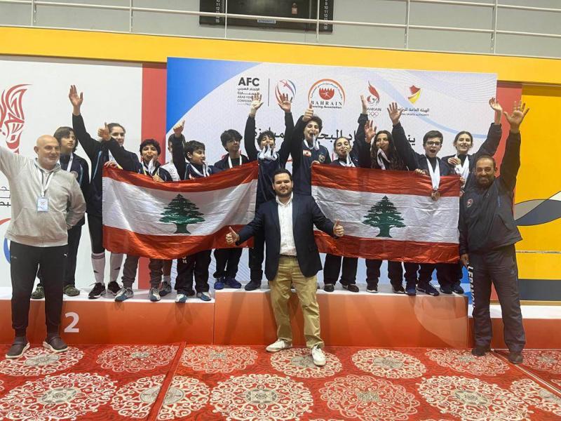 البطولة العربية للبراعم في المبارزة... 13 ميدالية ملوّنة للبنان