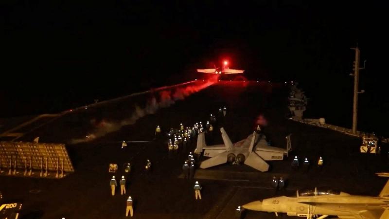 غارات أميركية على مواقع للحشد الشعبي في جرف بابل في  العراق