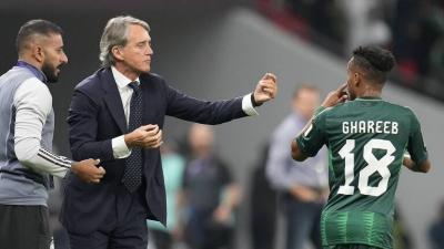 مانشيني يوجه رسالة للاعبي المنتخب السعودي والجماهير