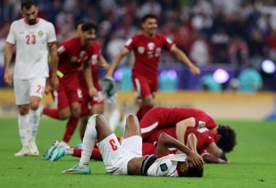 بـ3 ركلات جزاء.. قطر تتوج بكأس آسيا على حساب الأردن