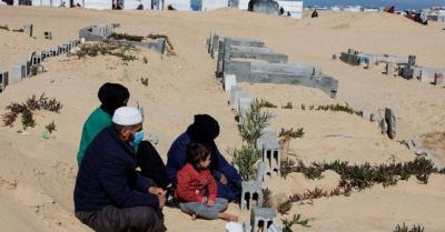 مصر تمهد منطقة على حدود غزة يمكن استخدامها لإيواء لاجئين فلسطينيين