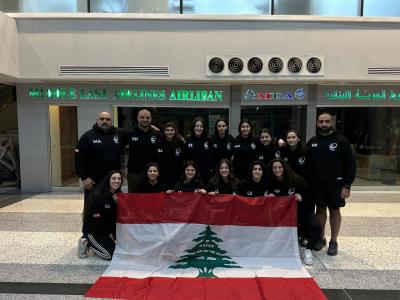 بعثة منتخب لبنان للسيدات في الركبي "يونيون" تغادر إلى السعودية