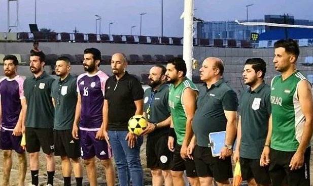 بطولة دولية لكرة طائرة القدم الشاطئية في بغداد