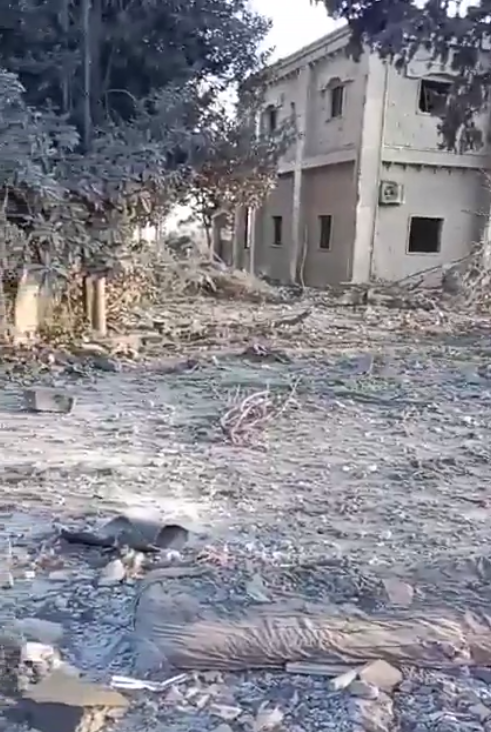 آثار الغارة على بلدة الضهيرة (فيديو)