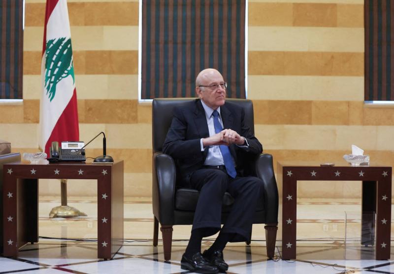 ميقاتي: مفاوضات بشأن التهدئة في جنوب لبنان ستبدأ في رمضان