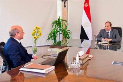 الرئيس المصري يطلع على تطورات بناء مدينة العدالة